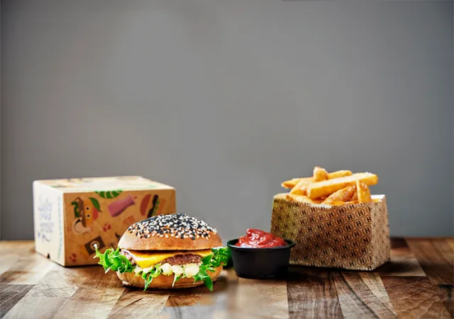 Børneburger-menu