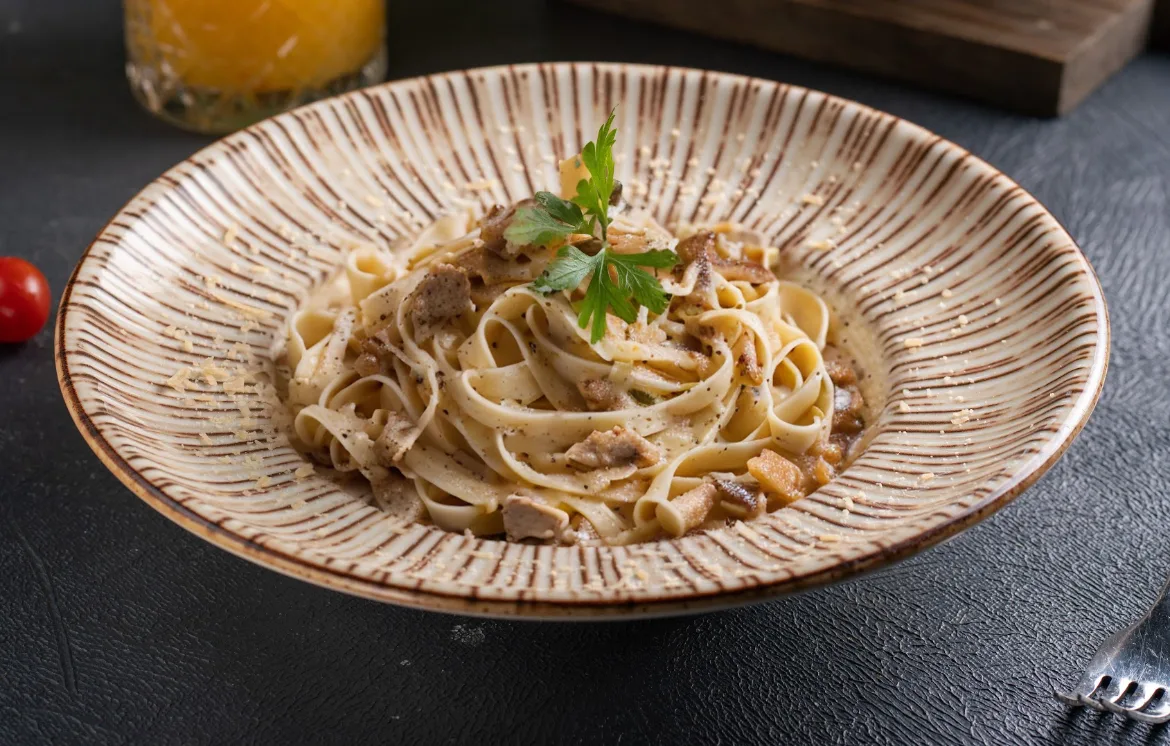 Fettuccine alfredo