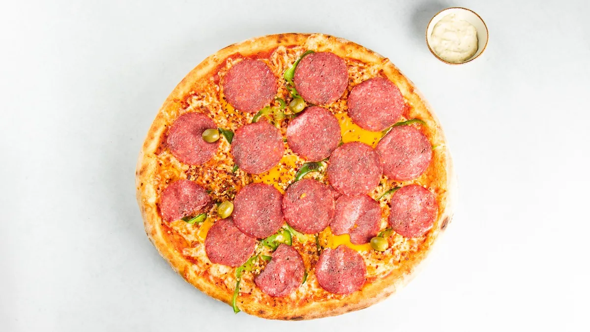 Mehiška pizza in tatarska omaka