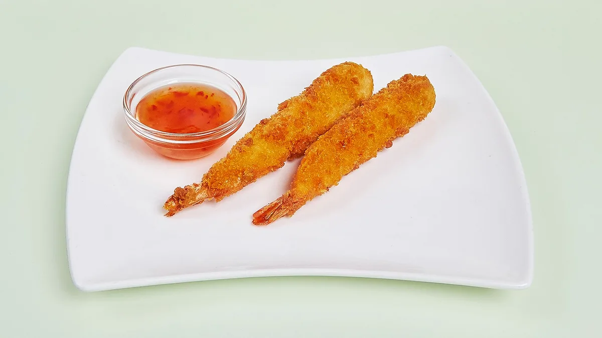 Frittierte Garnelen