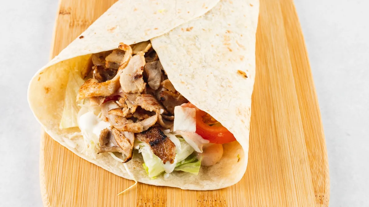 Kebab tortilja