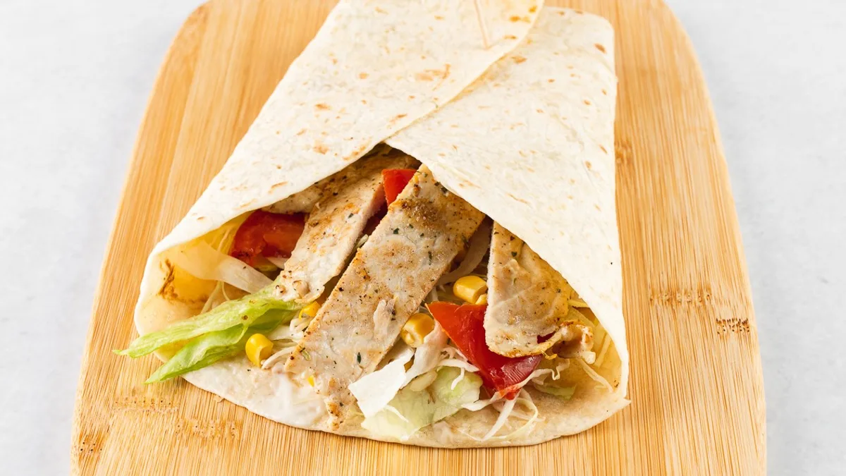 Tortilja s puranom na žaru