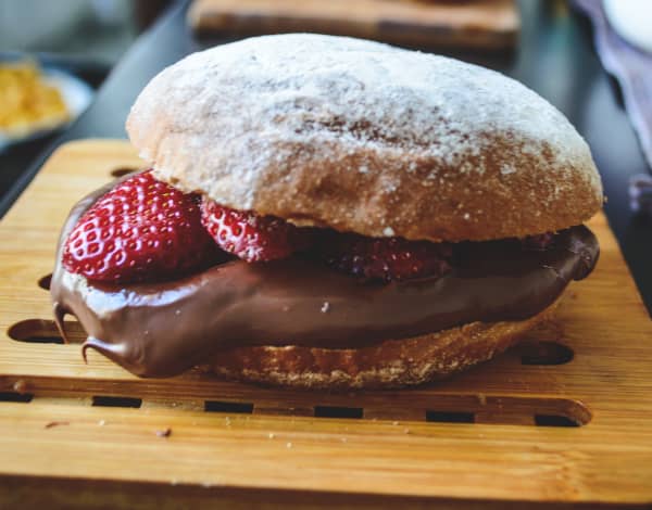Hamburguer de Nutella