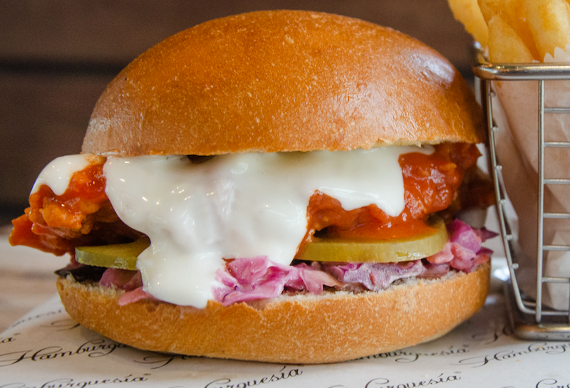 Sándwich Buffalo Chicken