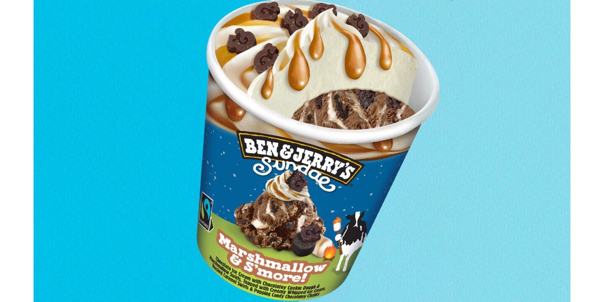 Ben and Jerry's Marshmello and S'more