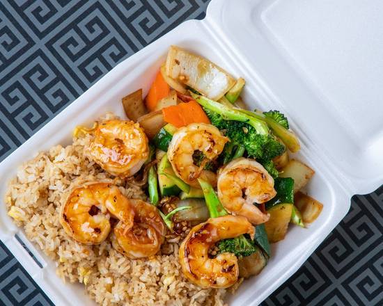 D3:Hibachi Shrimp 铁板虾