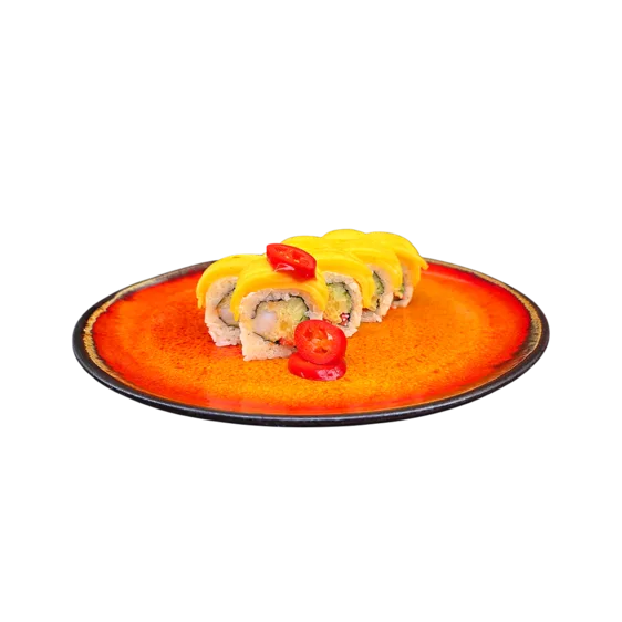 Krewetka w tempurze w mango