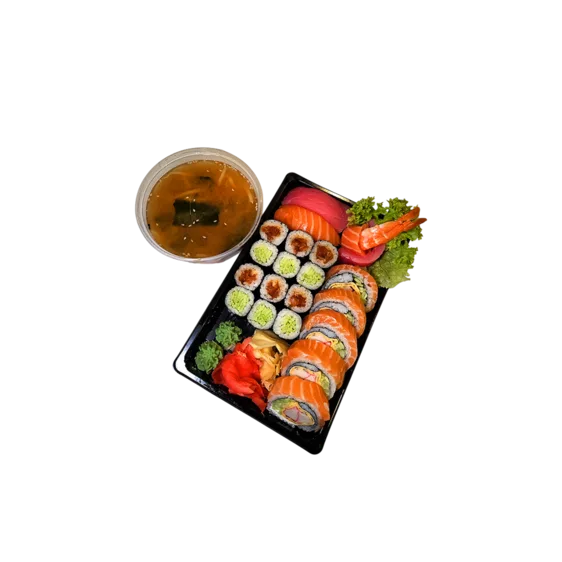 Lunch sushi 5 - 22 szt. + sałatka kimchi