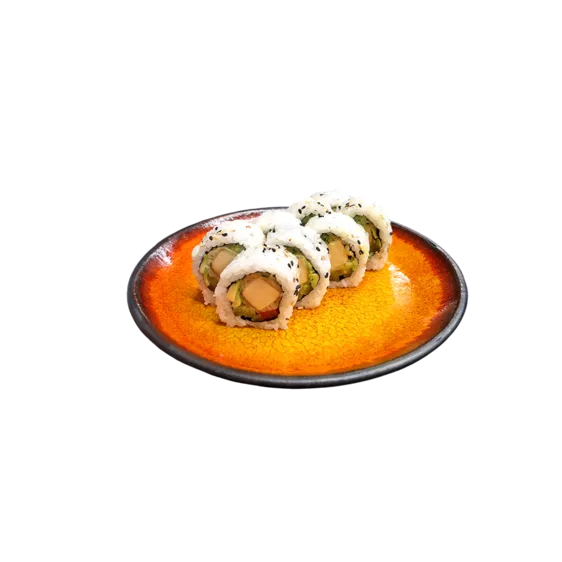 Uramaki tofu i papryka w tempurze 8szt.
