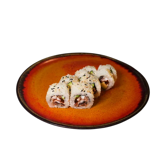 Uramaki węgorz w tempurze 8szt.