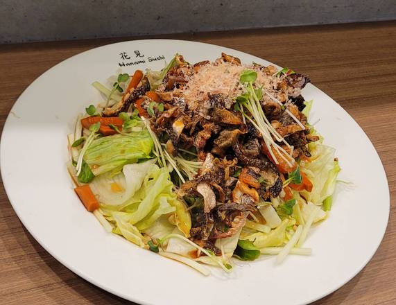 Salmon Skin Salad