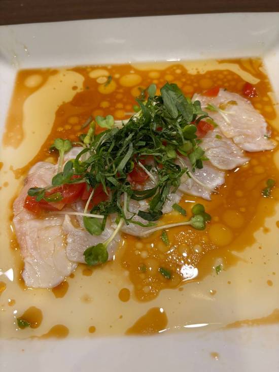 Tai Carpaccio - Japanese Red Snapper