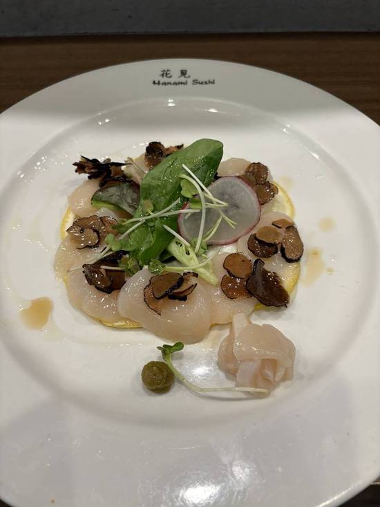 Truffle Japanese Scallop Sashimi
