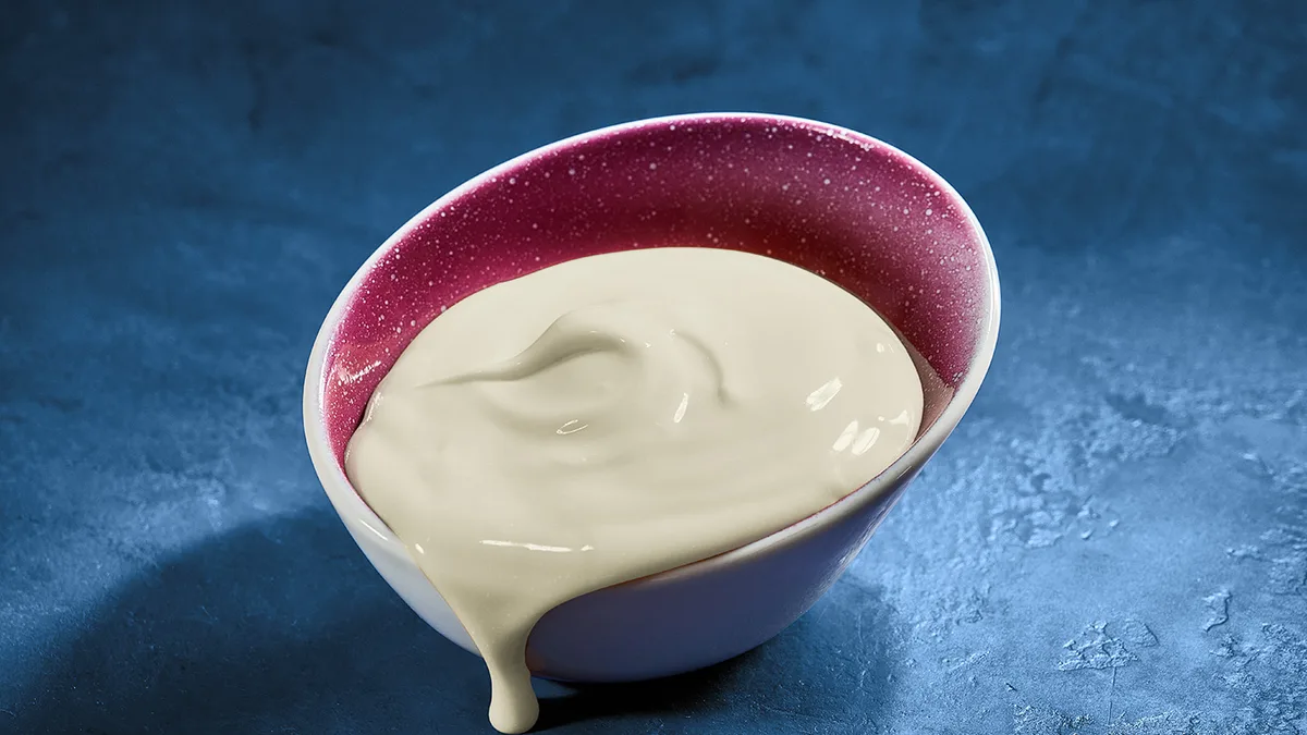 Portion glückliche Frittensoße