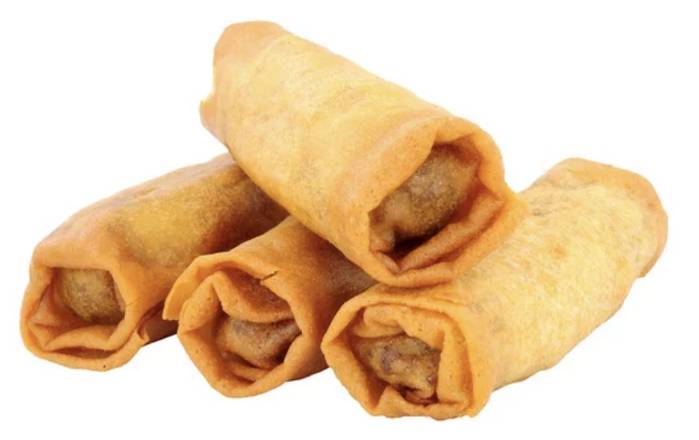 2. Vegetable Spring Rolls (4)