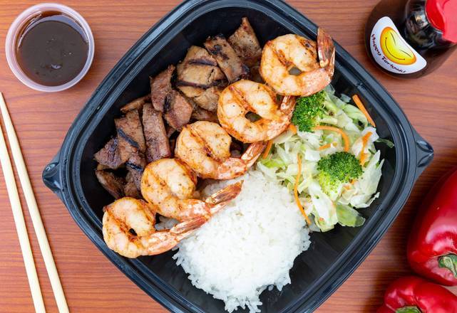 Chickenand Grilled Prawn Combo