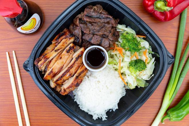 ChickenandBeef Teriyaki Combo