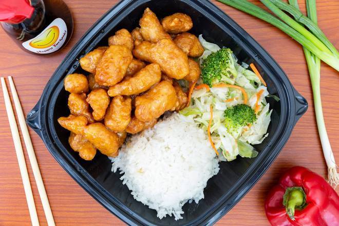 Orange Chicken Plate