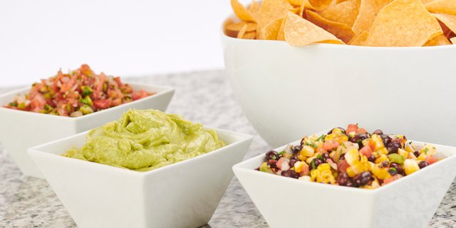 Chips, Guacamole and Salsa