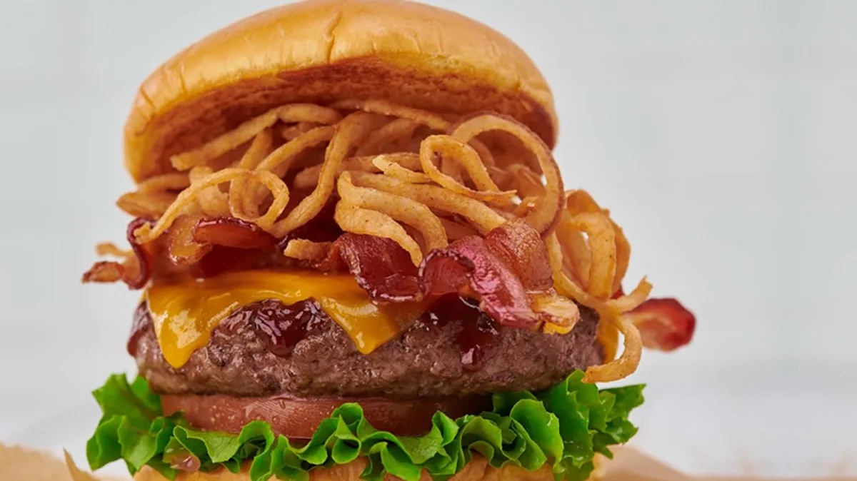 BBQ bacon cheeseburger 7oz