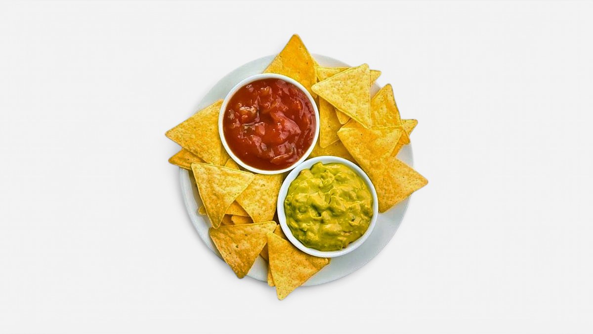CHIPS, GUACAMOLE and SALSA