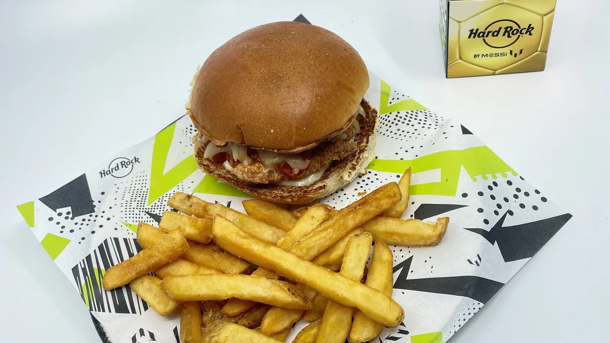 Messi Golden Chicken Sandwich