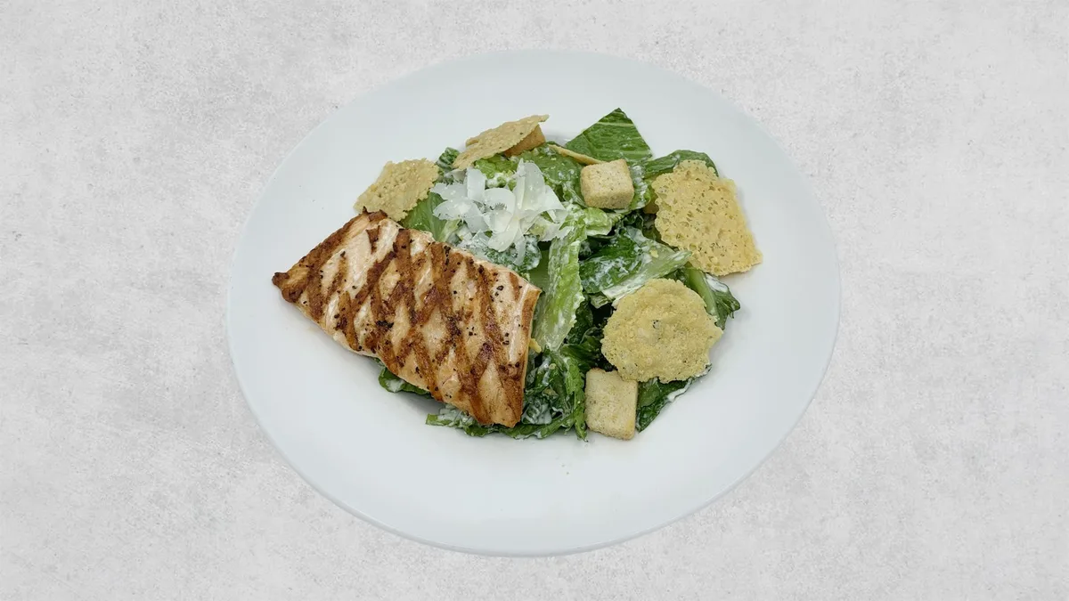 Norwegian Salmon Caesar Salad