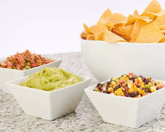 Chips, Guacamole and Salsa