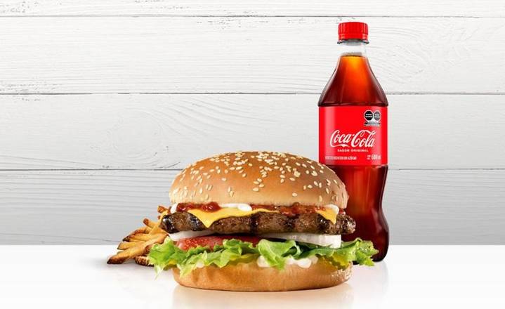 Paquete Famous Star con Queso con Coca Cola Regular 600ml.