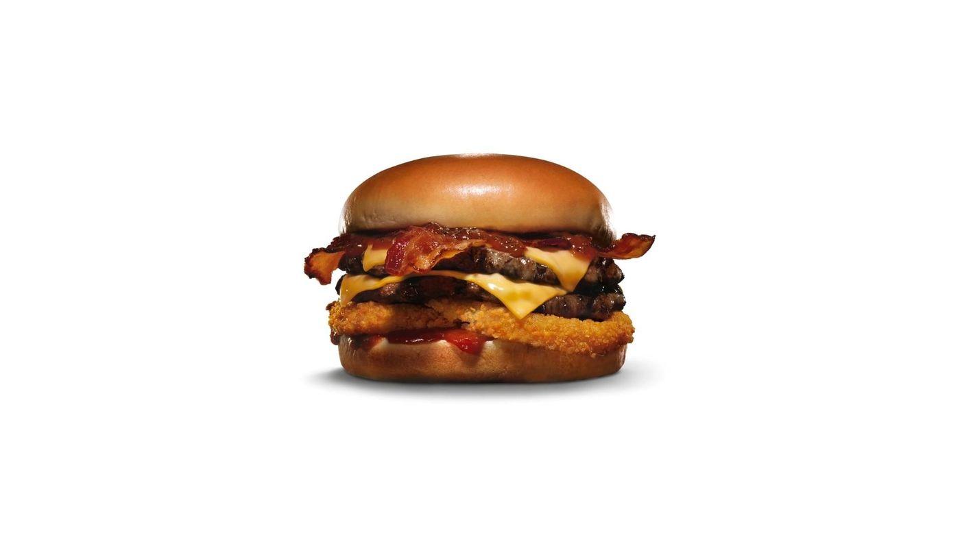 Double Western Bacon Angus Burger