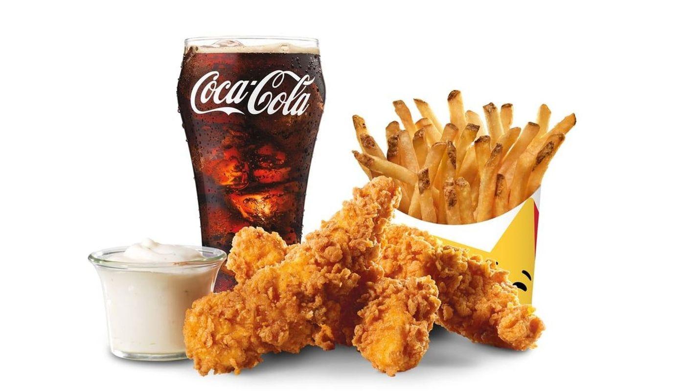 3 PC Hand-Breaded Chicken Tender Combo