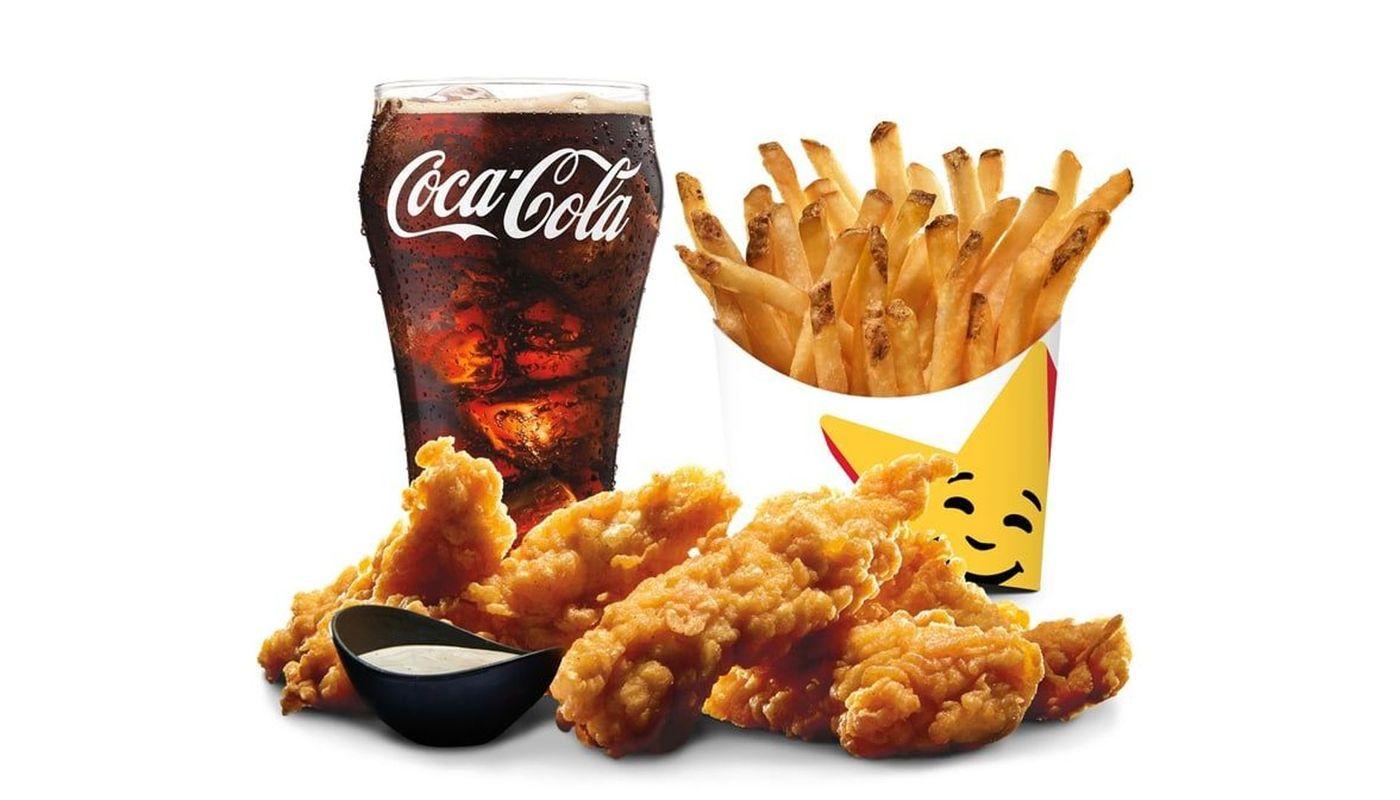 5 PC Hand-Breaded Chicken Tender Combo