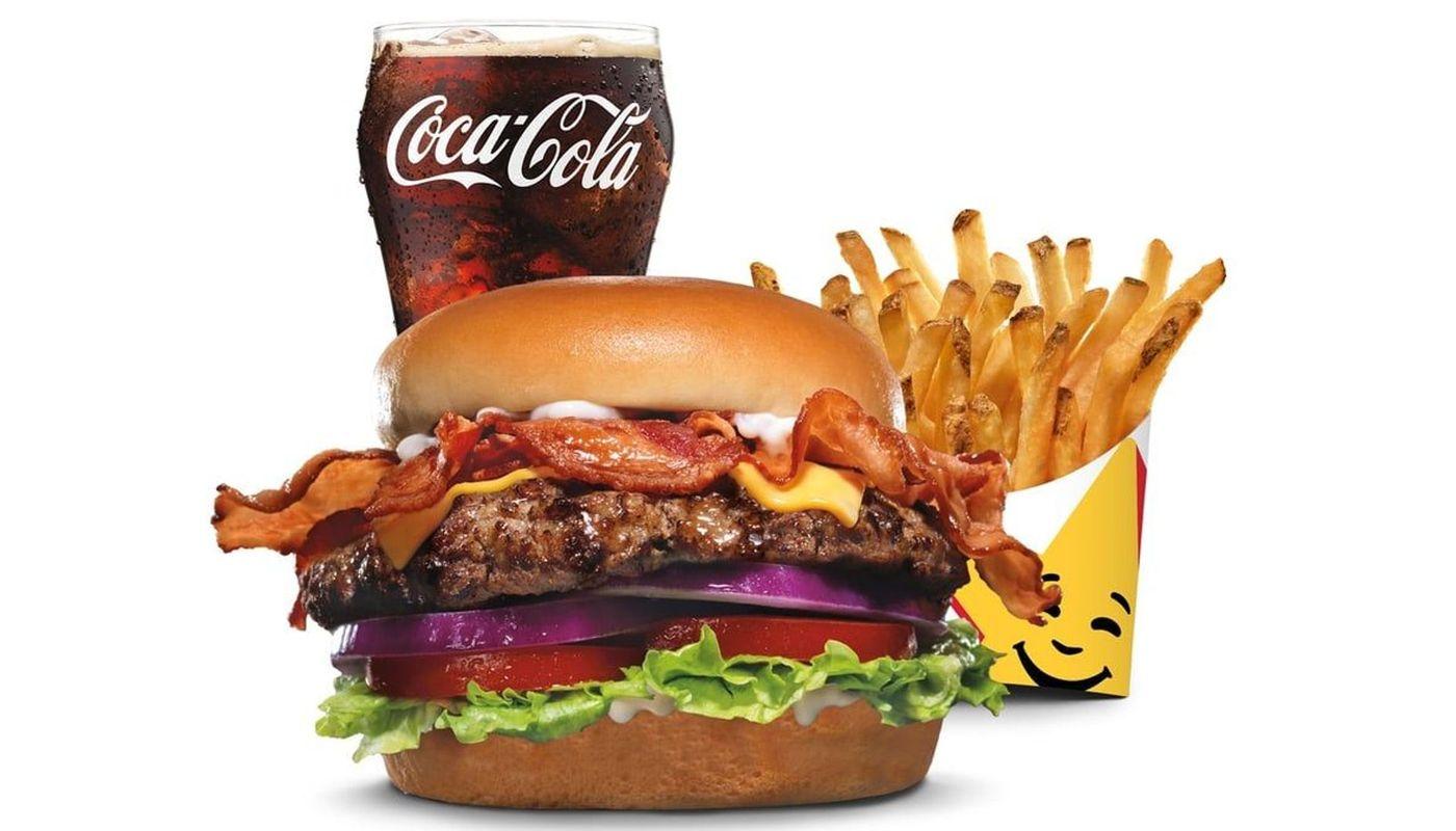 Super Bacon Big Angus Burger Combo