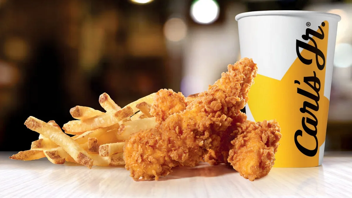 Chicken Tenders Menu (2 stk)
