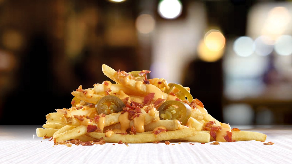 Spcicy Bacon Cheddar Fries