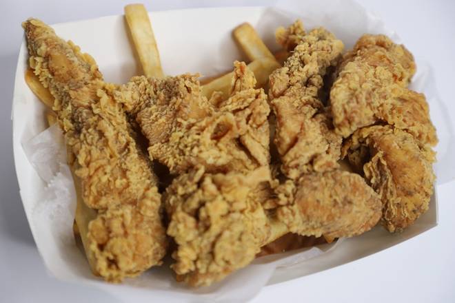 4 Piece Chicken Tender (Chicken Tenders W/Fries And Coleslaw)