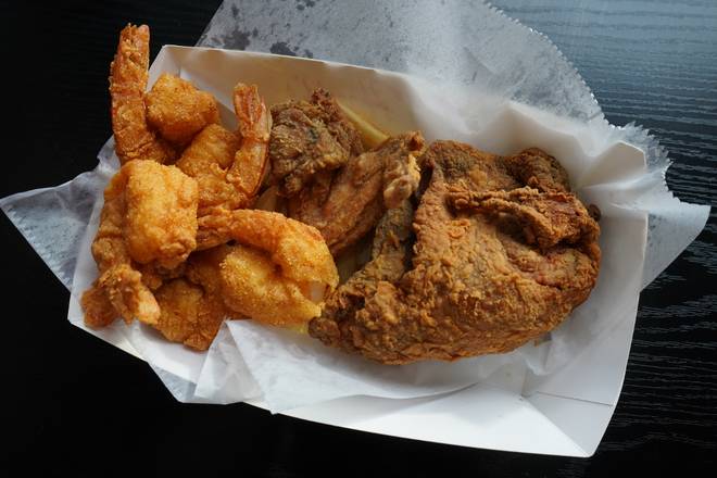 5 SHRIMP and 1/4 WHITE