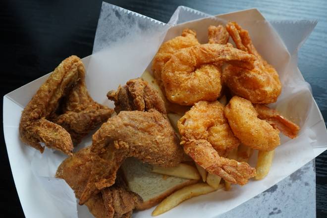 5 Shrimp and 3 Wings