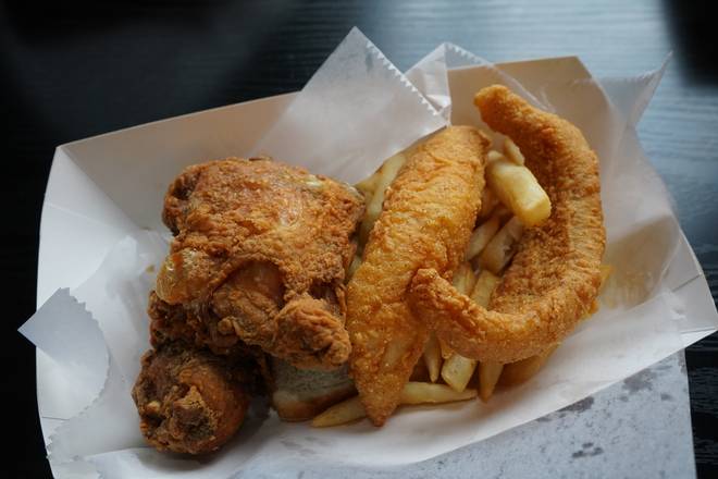 Perch and ¼ Chicken (Dark)