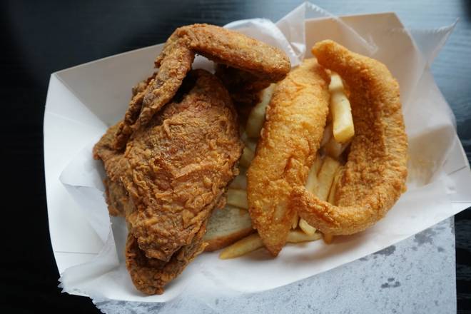 Perch and ¼ Chicken (White)