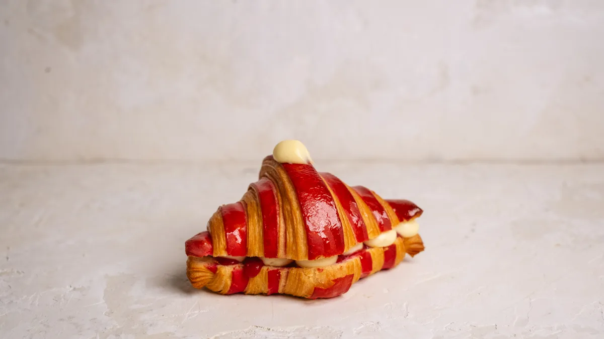 Epres - fehércsokoládés croissant