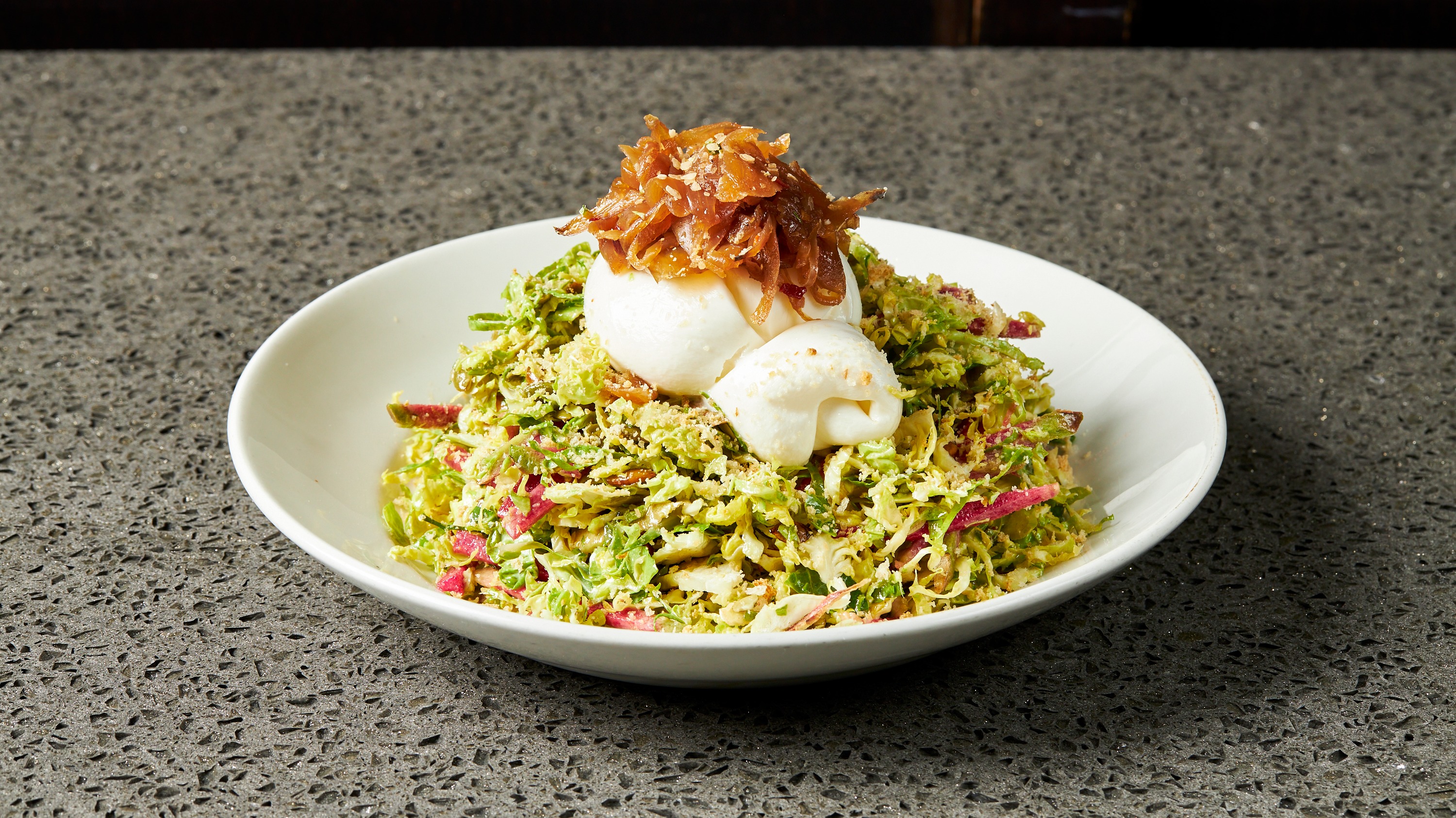 Burrata and Brussels Sprouts Salad