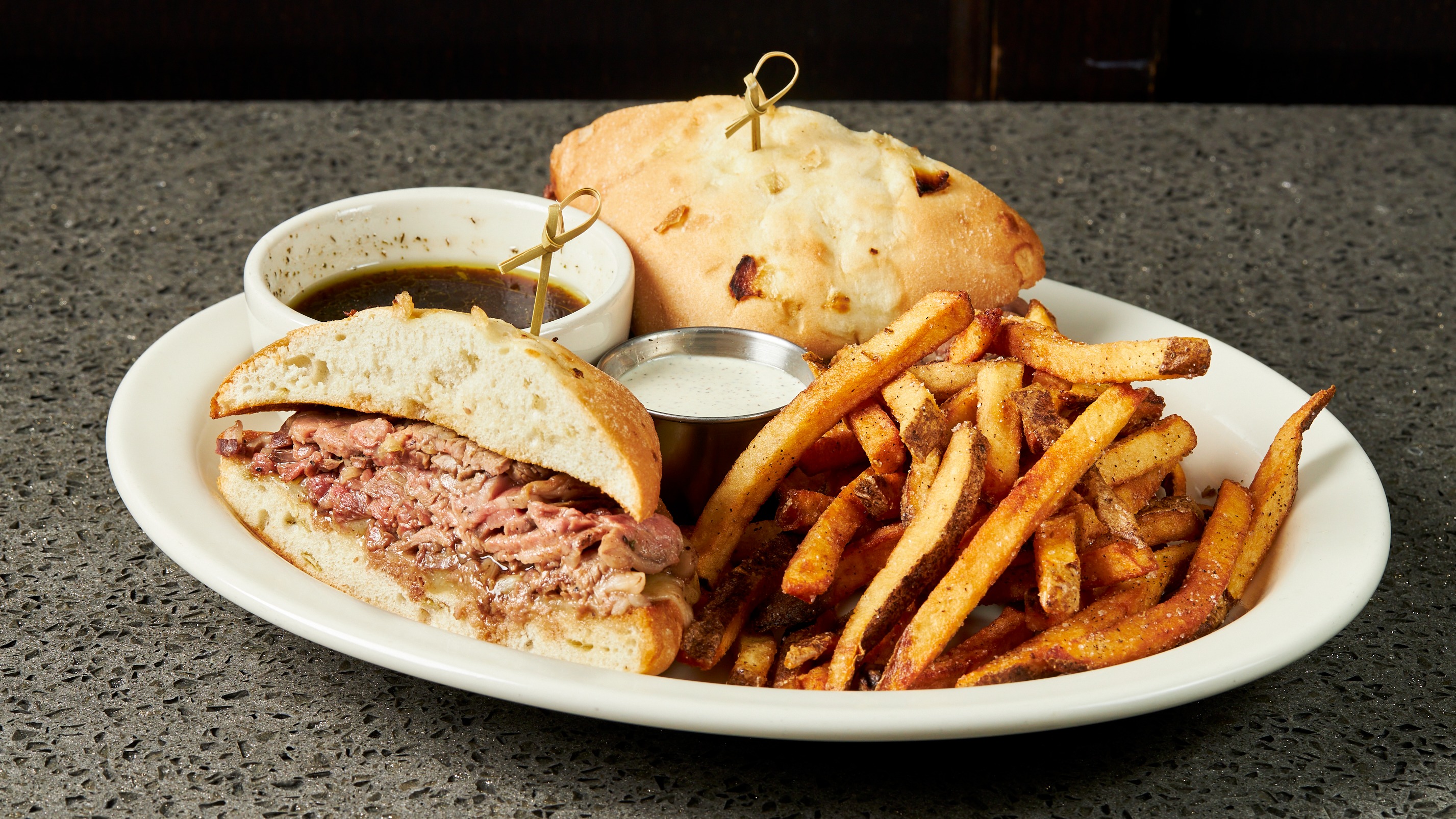 St. Elmo Prime Rib Sandwich
