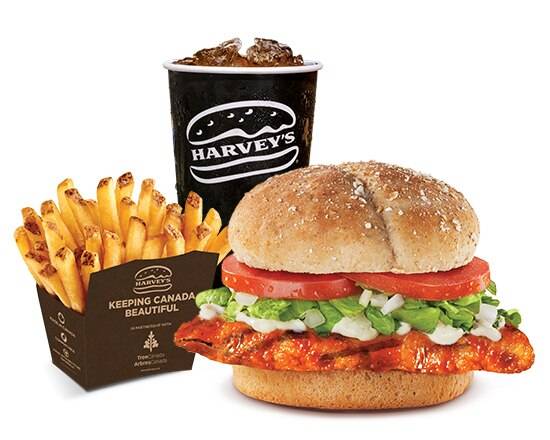 Buffalo Grilled Chicken sandwich Combo