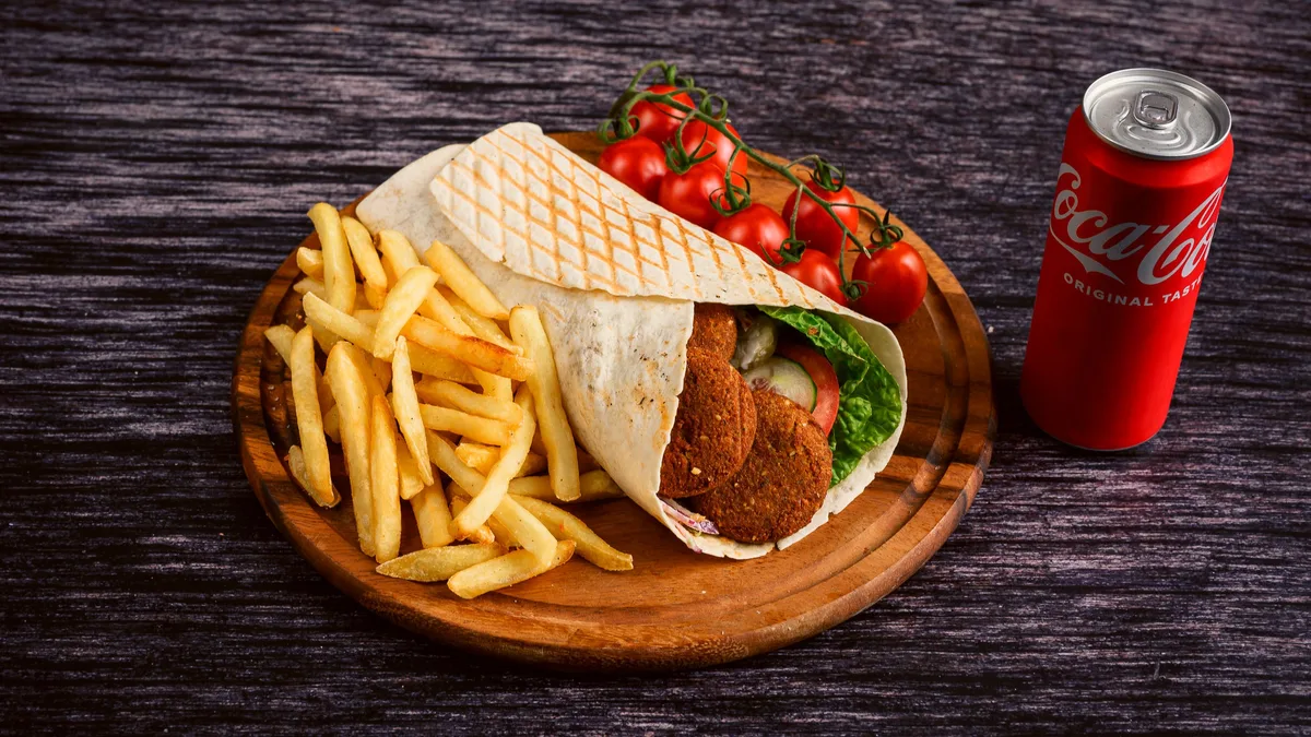 Falafel kebabi komplekt