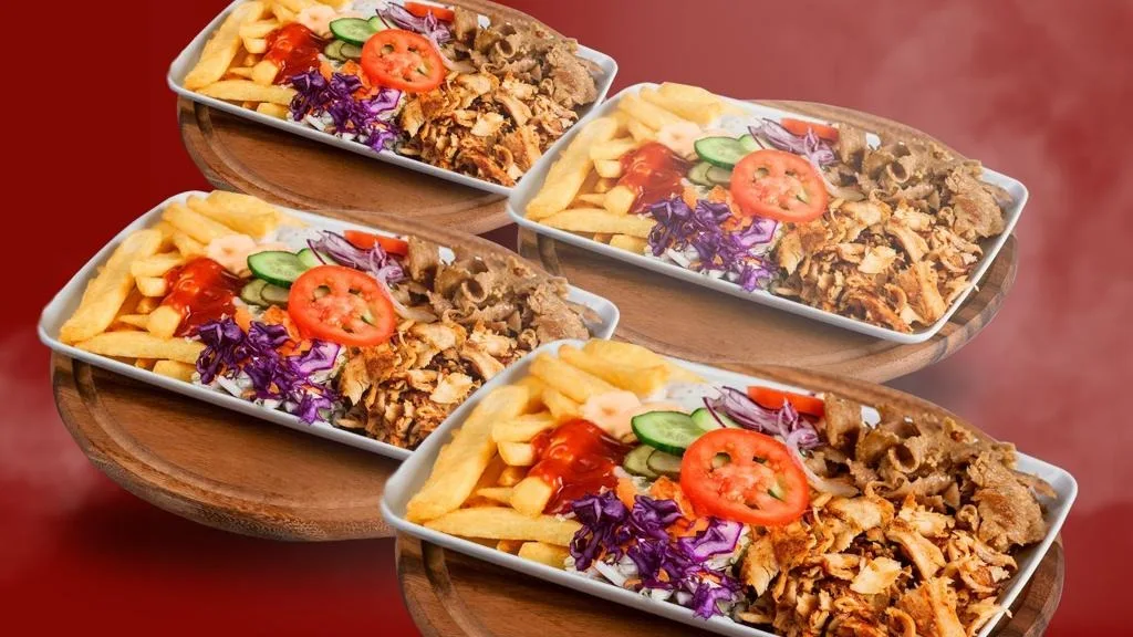 Kebabi vaagen neljale.
