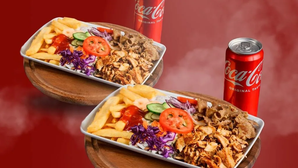 Topelt kebabi vaagen + ekstra liha + jook