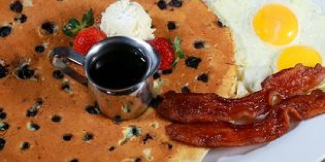 Blueberry Flapjacks