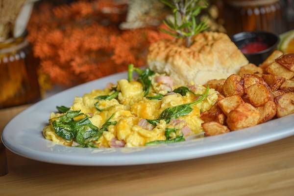 #2 Ham Cheddar Scramble