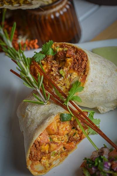 Breakfast Burrito-Chorizo